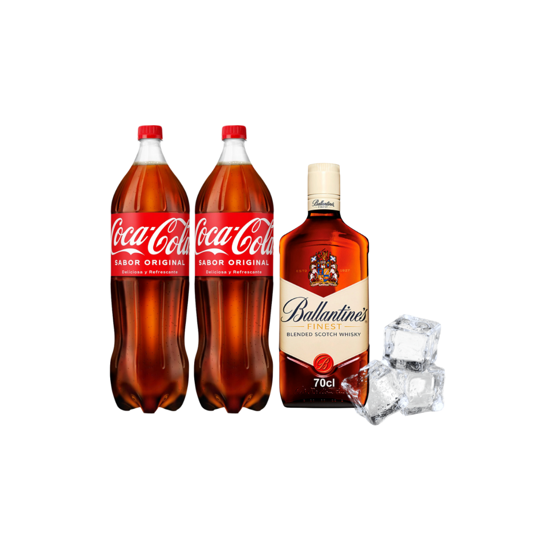 Ballantine's 1L + 2 Coca Cola 2L