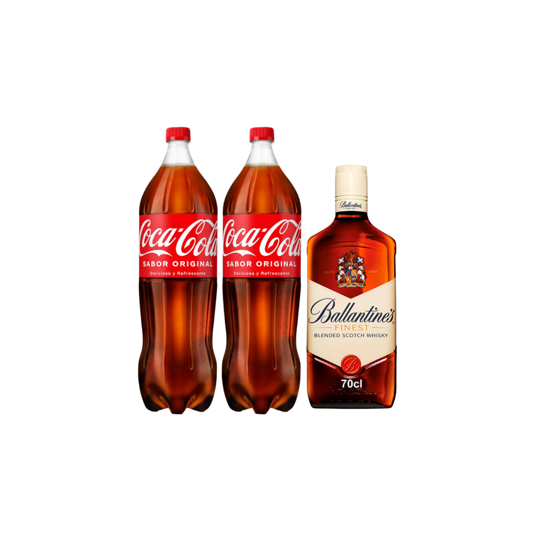 Ballantine's 1L + 2 Coca Cola 2L