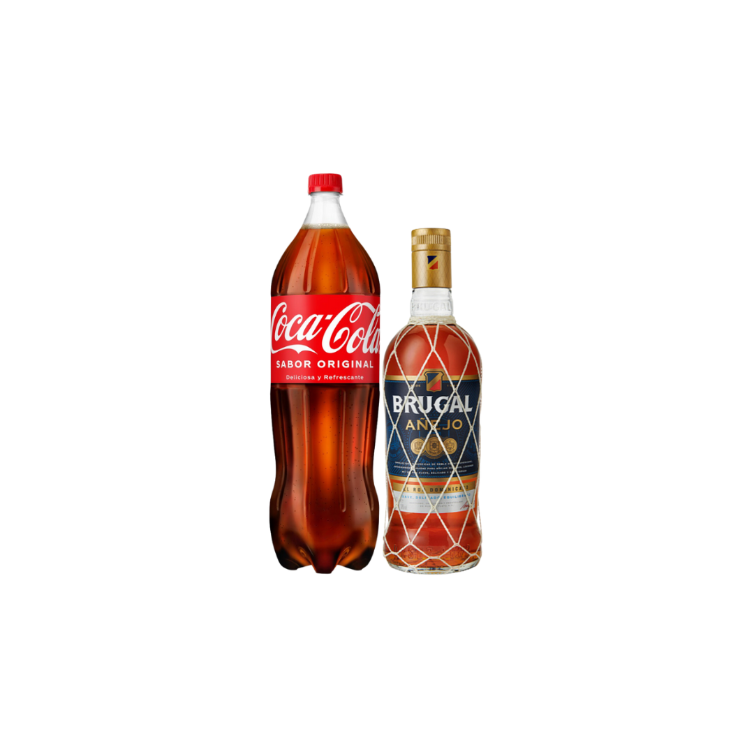 Ron Brugal Añejo + Coca Cola 2L