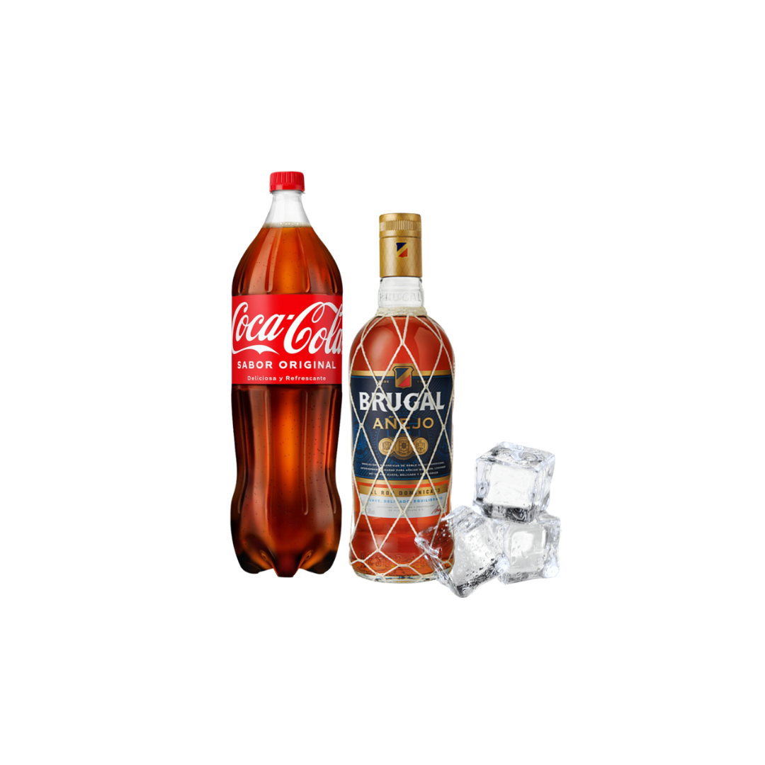 Ron Brugal Añejo + Coca Cola 2L