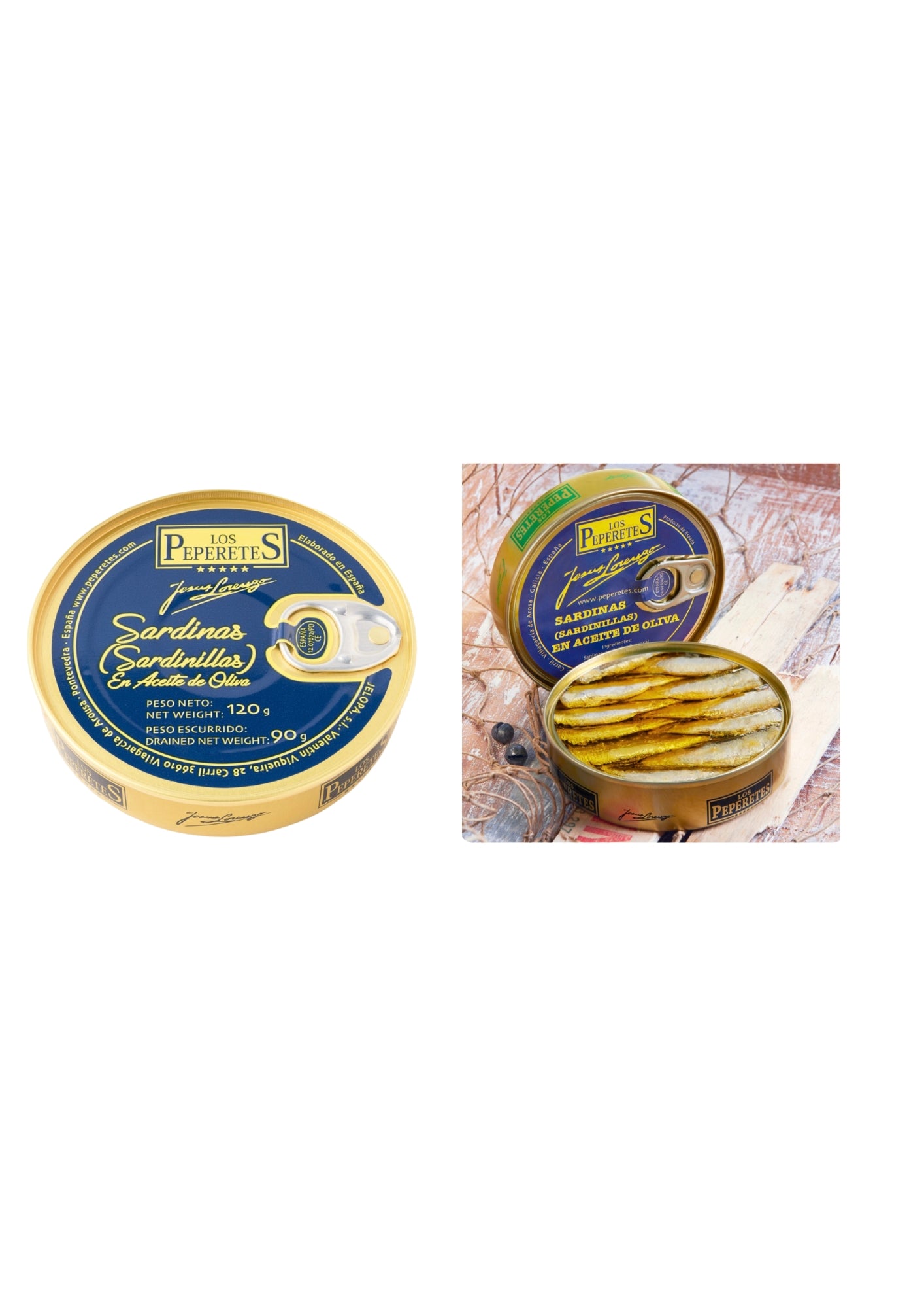 Sardinillas en Aceite de Oliva Los Peperetes