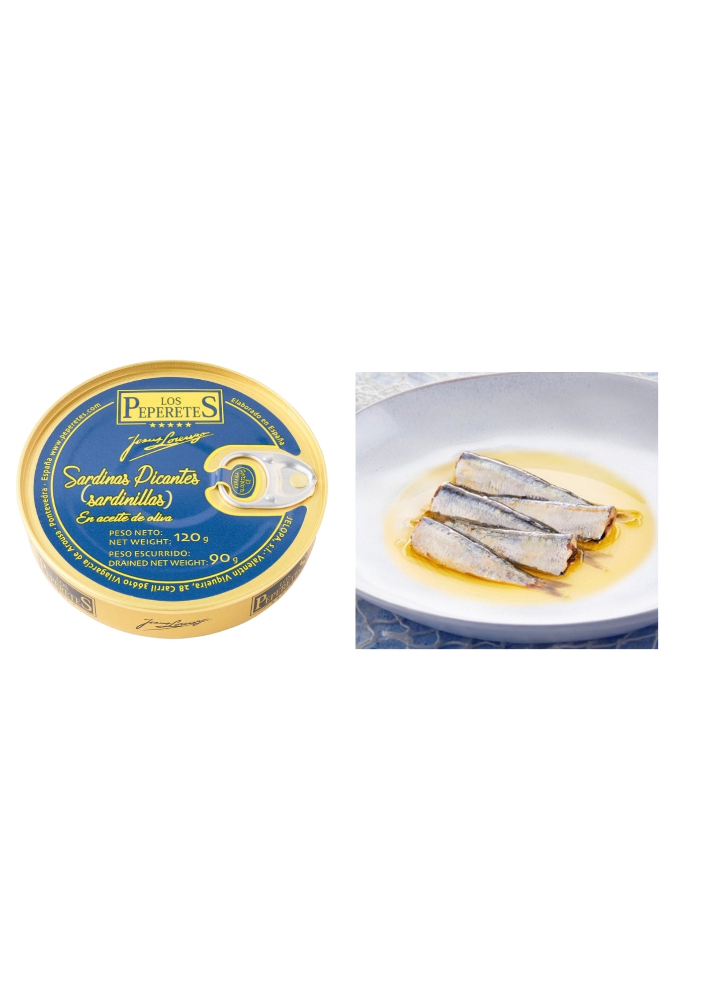 Sardinillas Picantes en conserva Los Peperetes