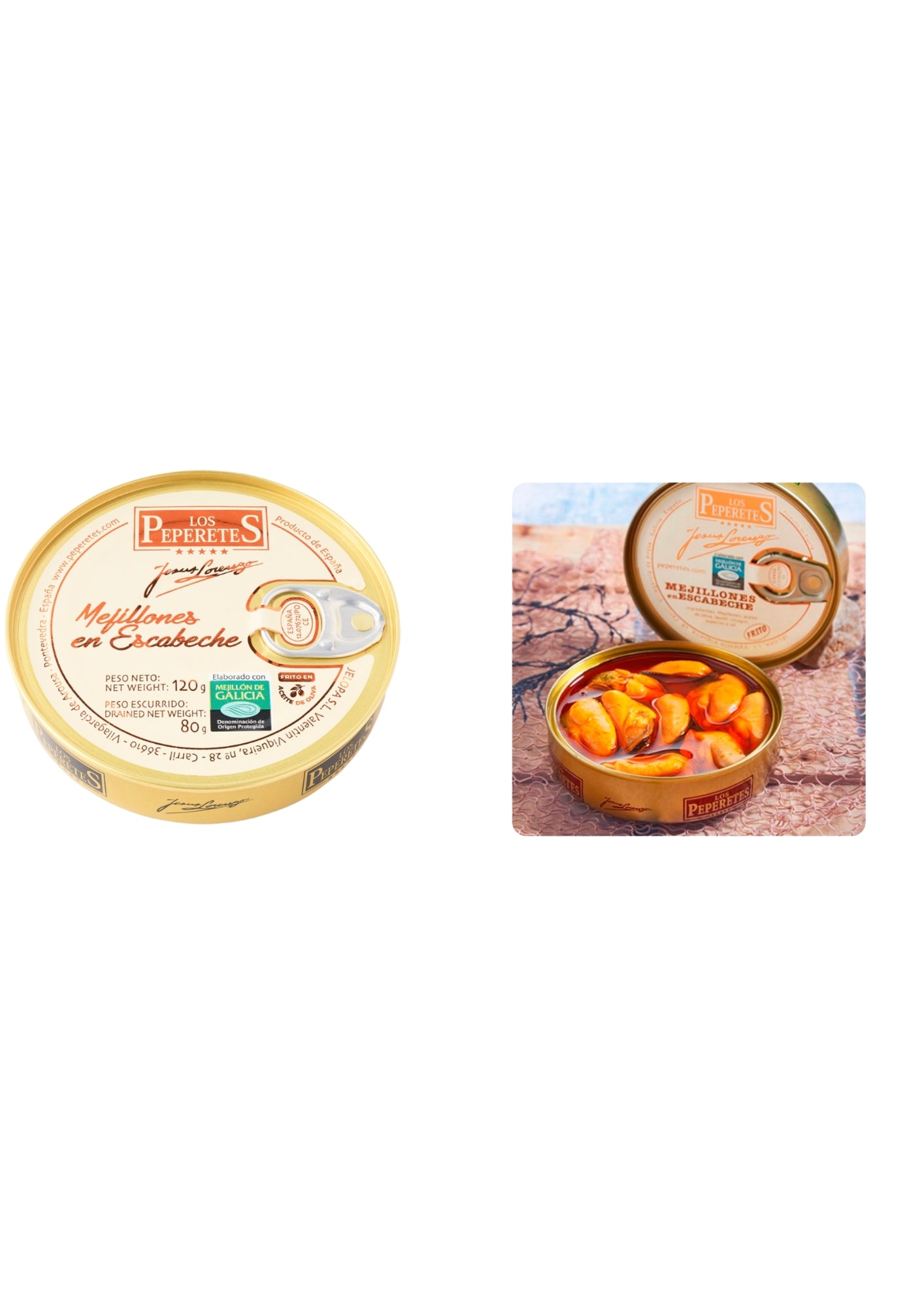 Mejillones en Escabeche Los Peperetes