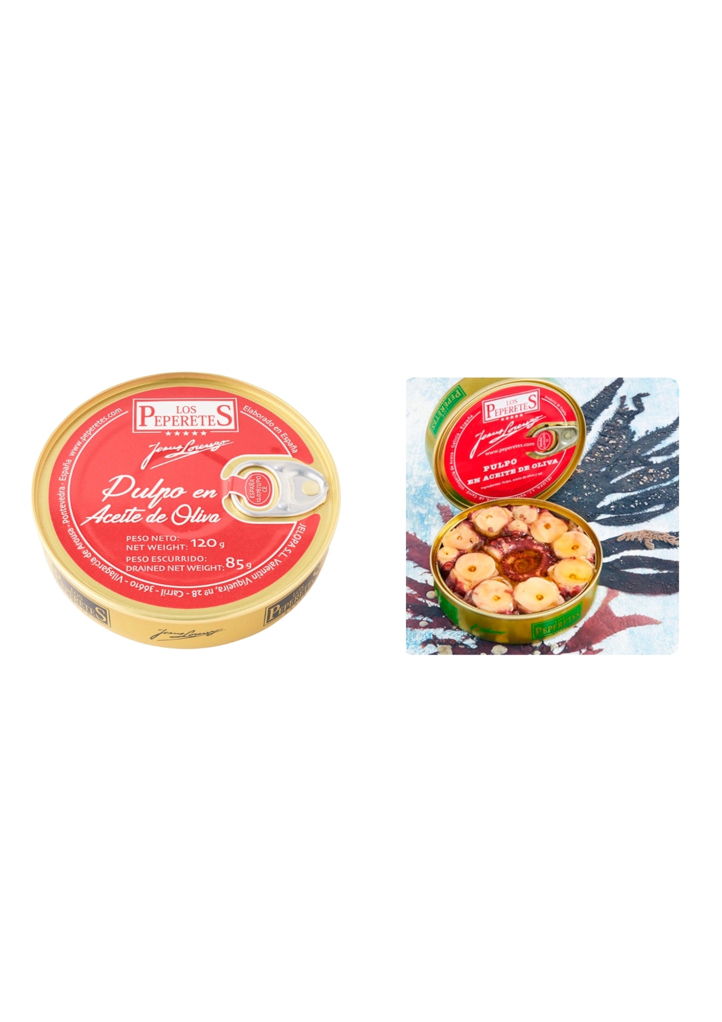 Pulpo en Aceite de Oliva Los Peperetes