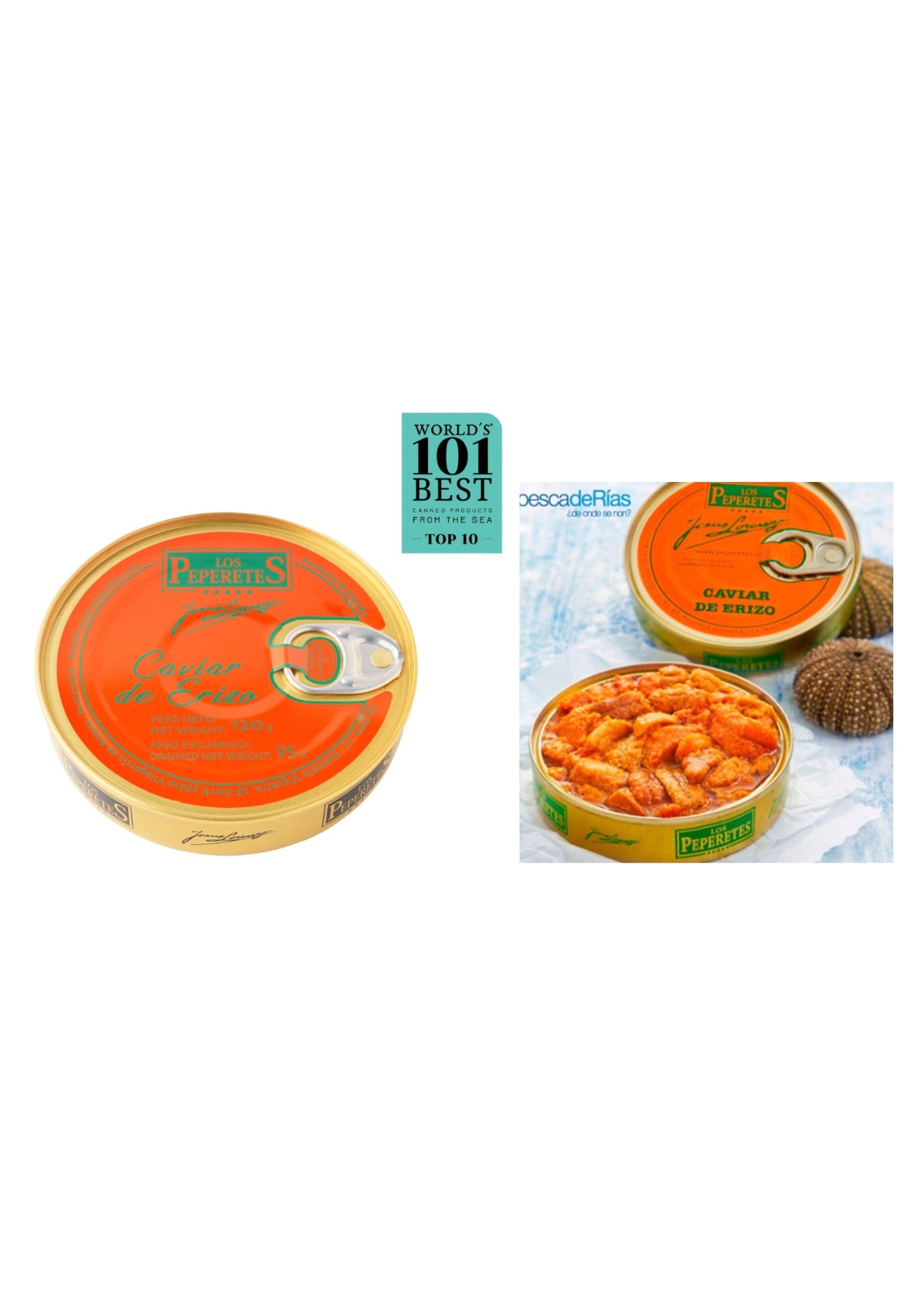 Caviar de Erizo de Mar en Conserva Los Peperetes