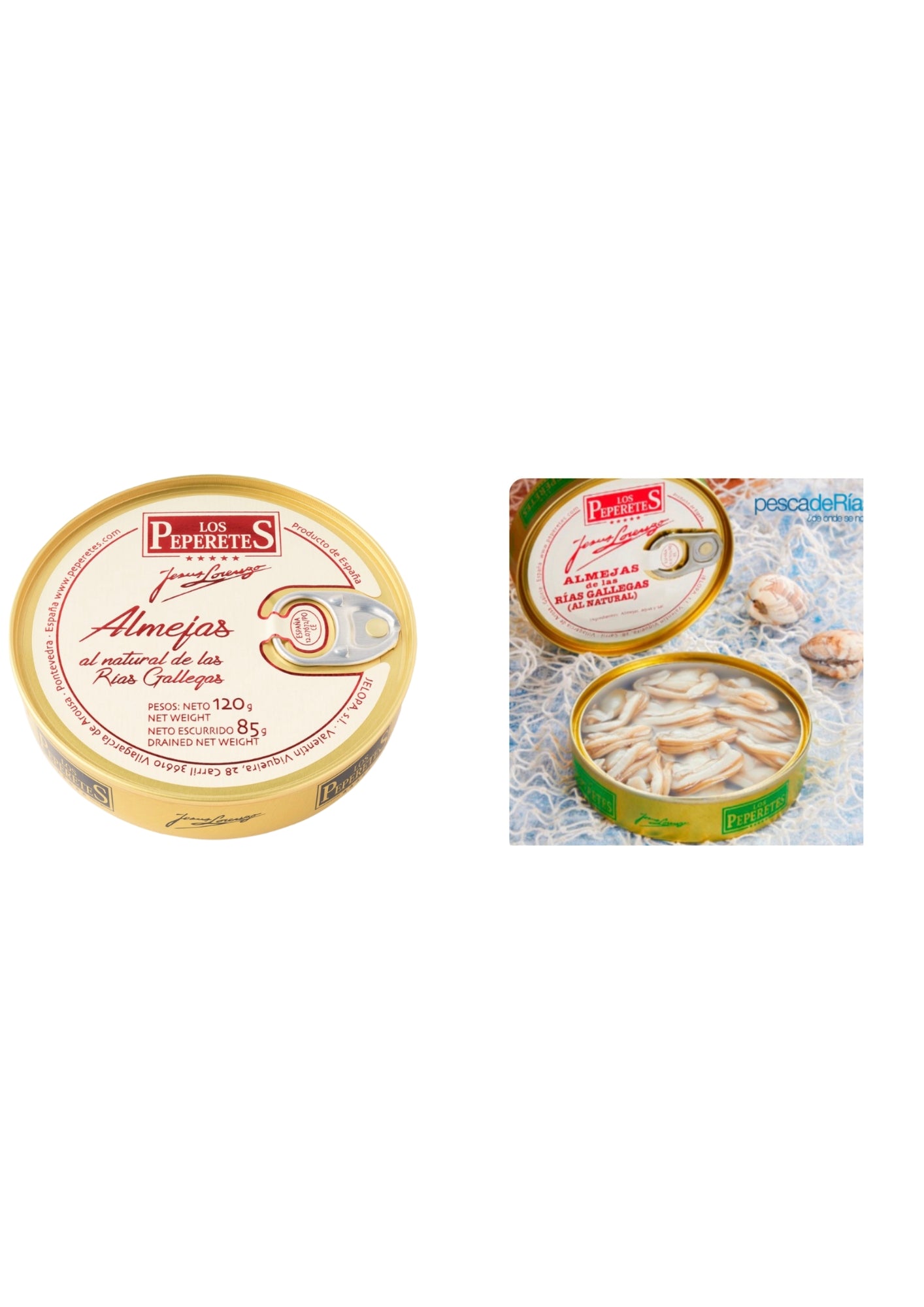 Almejas al Natural Los Peperetes