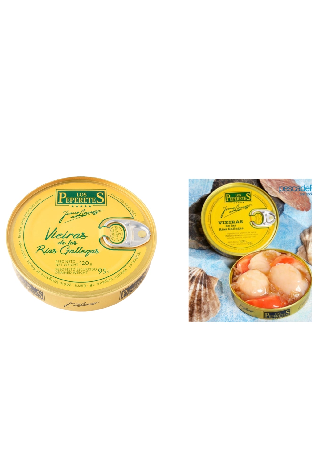 Vieiras a la Gallega Los Peperetes